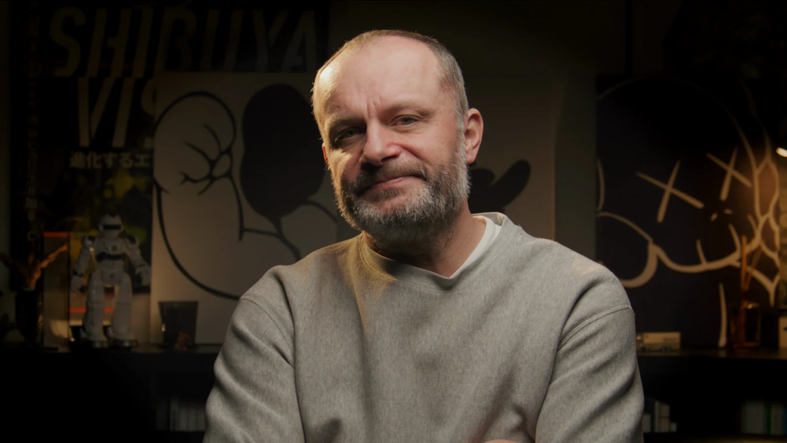 Erik in his studio